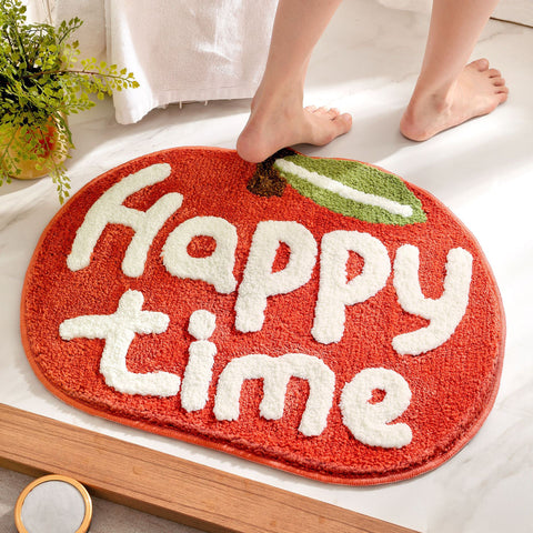 Bathroom floor mat anti slip mat fruit absorbent carpet decorative mat
