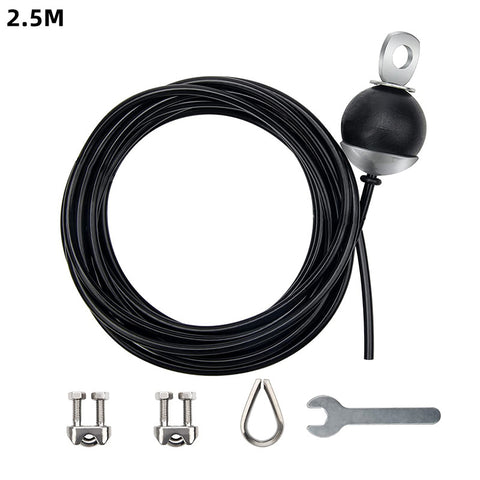 Fitness Pulley Steel Cable Replacement, Stainless Steel Wire Rope with PU Coating for Home Gym Cable Machines