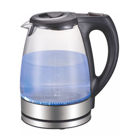 1.8L Glass Electric Kettle | Fast Boil LED Tea Kettle with Auto Shut-Off & Boil-Dry Protection