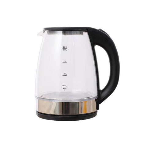 1.8L Glass Electric Kettle | Fast Boil LED Tea Kettle with Auto Shut-Off & Boil-Dry Protection