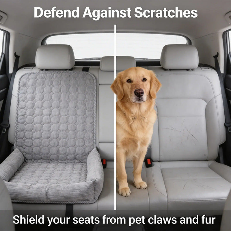 Car Pet Mat Dog Bed | Non-Slip Travel Seat Cover for Dogs & Cats