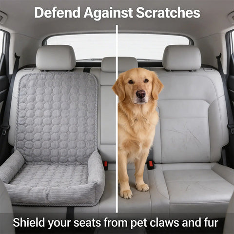 Car Pet Mat Dog Bed | Non-Slip Travel Seat Cover for Dogs & Cats