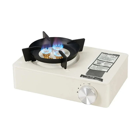 Portable 3.5KW Butane Gas Camping Stove, Outdoor Single Burner Cooktop for Camping, Hiking & Emergency Cooking