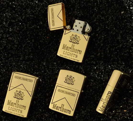 Zoro Engraved Brass Metal Lighter | Five-Sided Laser Engraved Collectible Pocket Lighter