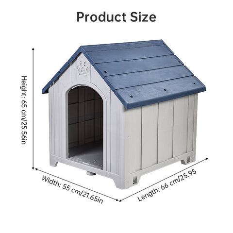Heavy Duty Outdoor Dog House | Waterproof Insulated Pet Shelter Kennel for Dogs