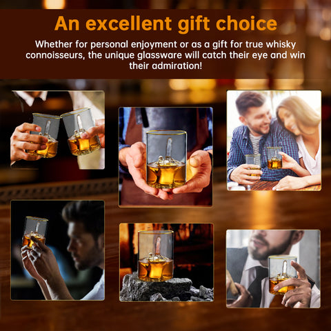 Whiskey Glass With Middle Finger