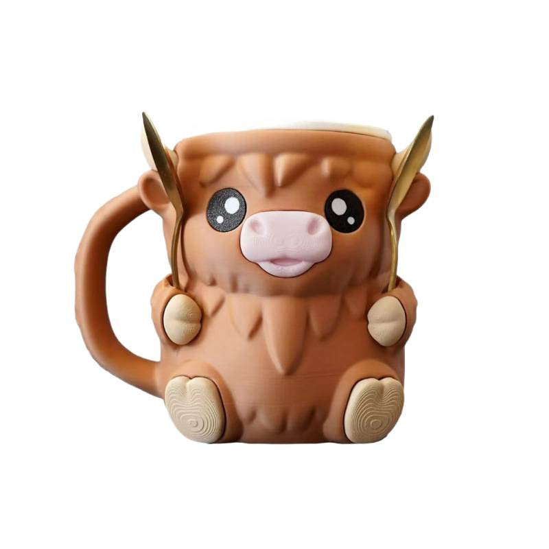 Highland Cow Ice Pint Holder