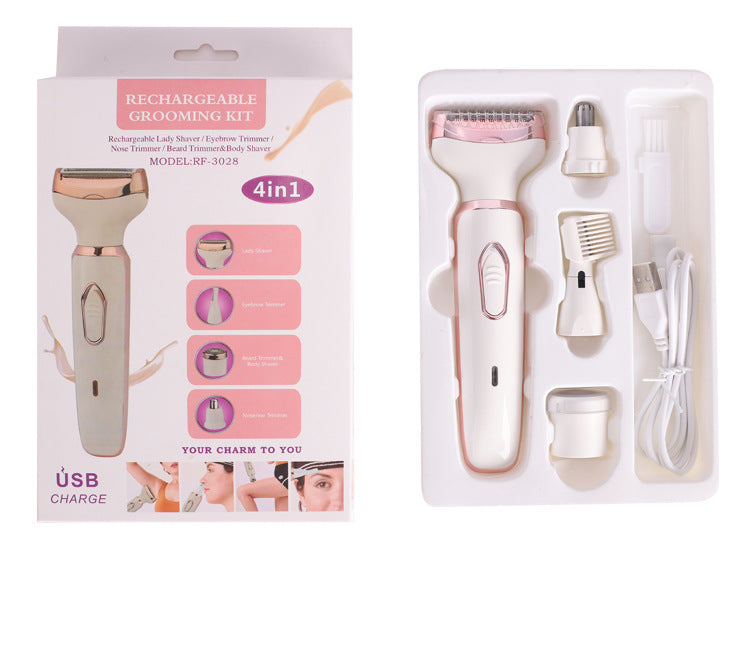 USB Rechargeable Hair Remover for Women | Portable Electric Face & Body Hair Removal Device