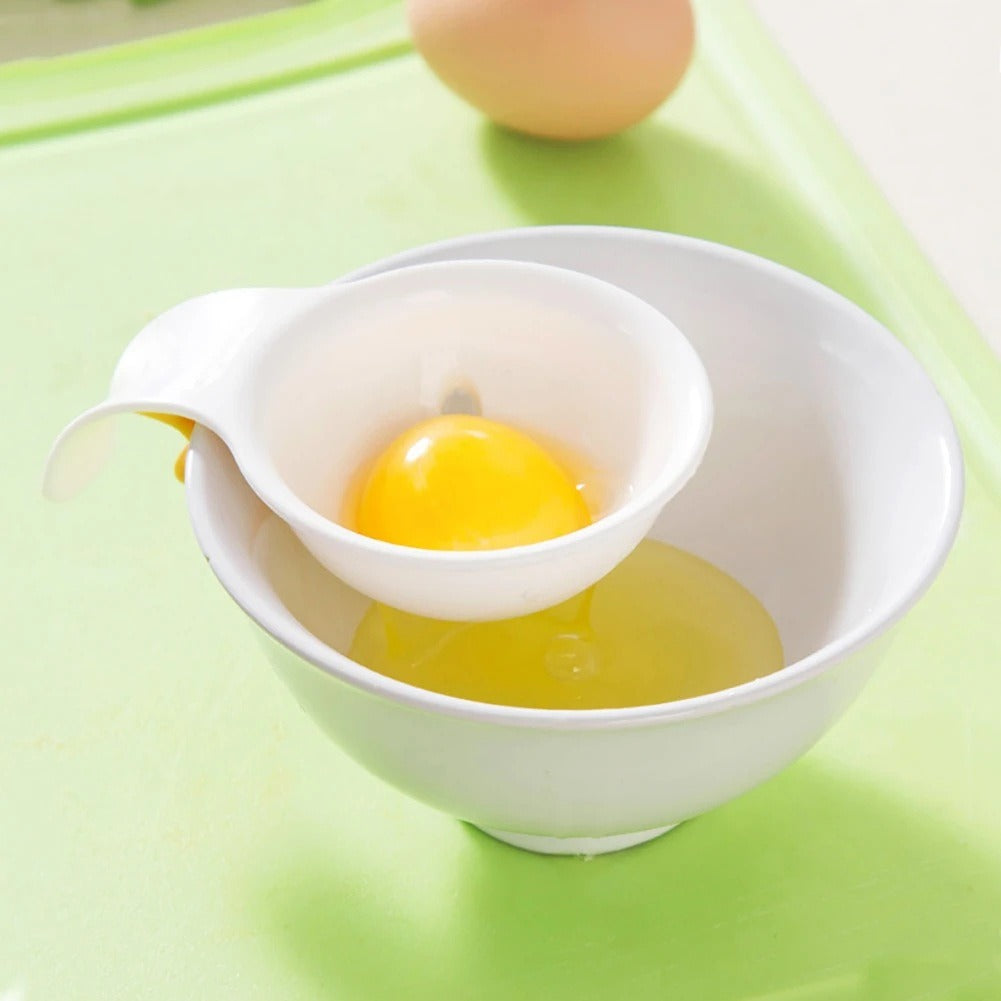 Egg Yolk & Egg White Separator | Easy Plastic Egg Separator Tool for Baking & Cooking