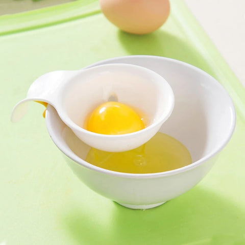 Egg Yolk & Egg White Separator | Easy Plastic Egg Separator Tool for Baking & Cooking
