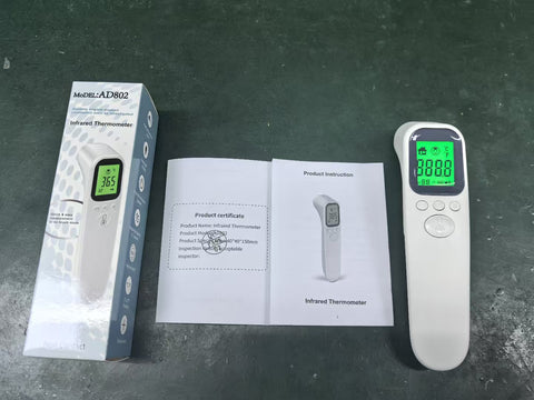 Handheld Infrared Forehead Thermometer Non-Contact Home Use Digital Body Temperature Gun HG02 Thermometer