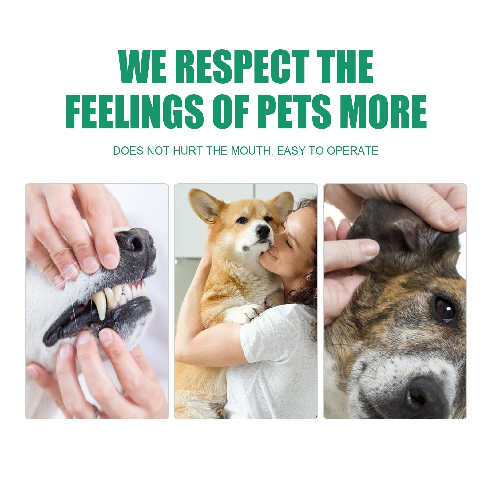 Pet Tooth Cleaning Finger Wipes for Dogs & Cats, Dental & Ear Cleaning Finger Sleeves