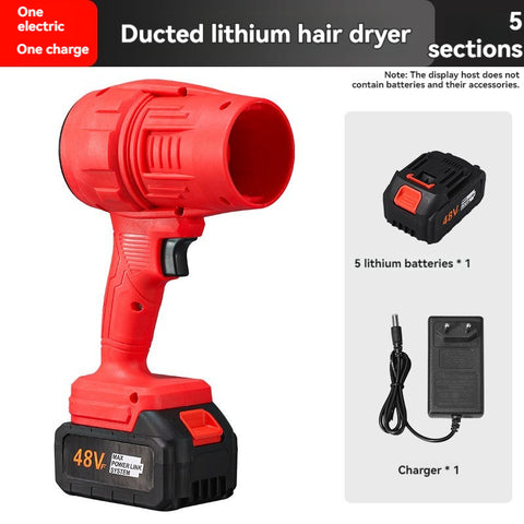 Cordless Rechargeable Air Blower, Brushless Leaf Blower for Garden, Patio & Workshop, 12V/21V