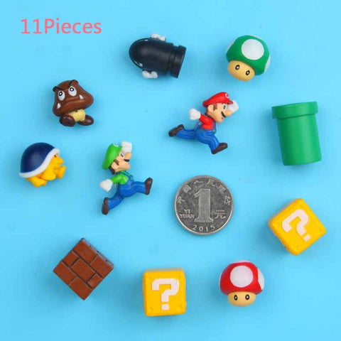 3D Super Mario Fridge Magnets | Cute PVC Cartoon Figurines for Kids Home Decoration
