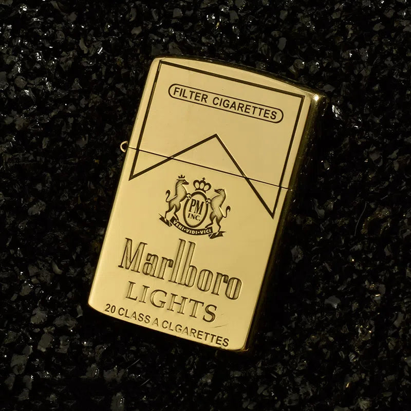 Zoro Engraved Brass Metal Lighter | Five-Sided Laser Engraved Collectible Pocket Lighter