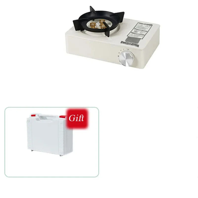Portable 3.5KW Butane Gas Camping Stove, Outdoor Single Burner Cooktop for Camping, Hiking & Emergency Cooking