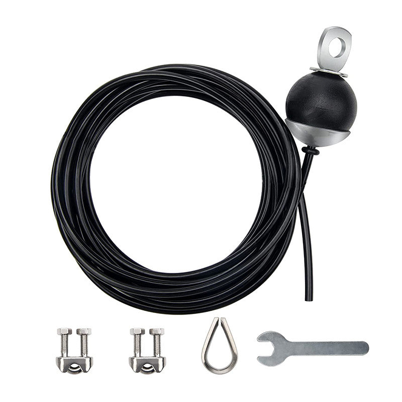 Fitness Pulley Steel Cable Replacement, Stainless Steel Wire Rope with PU Coating for Home Gym Cable Machines