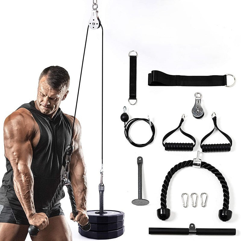 Fitness Pulley Steel Cable Replacement, Stainless Steel Wire Rope with PU Coating for Home Gym Cable Machines