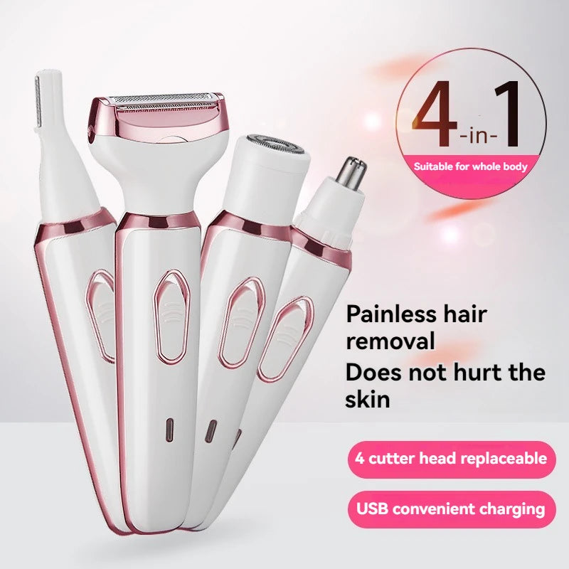 USB Rechargeable Hair Remover for Women | Portable Electric Face & Body Hair Removal Device