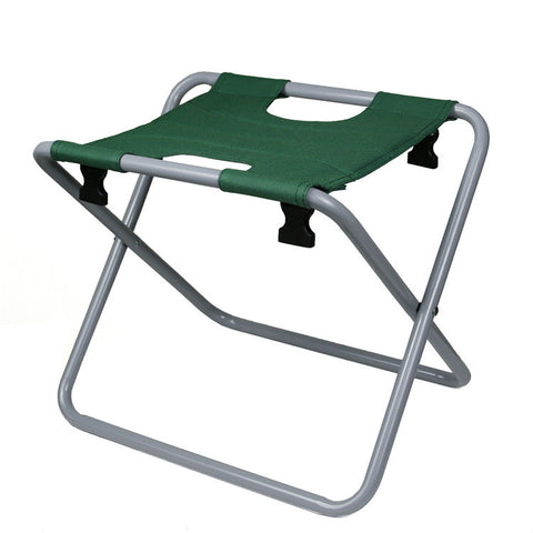 Foldable Garden Stool with Storage Bag, Portable Gardening Seat, Heavy-Duty Oxford Cloth, Khaki & Green