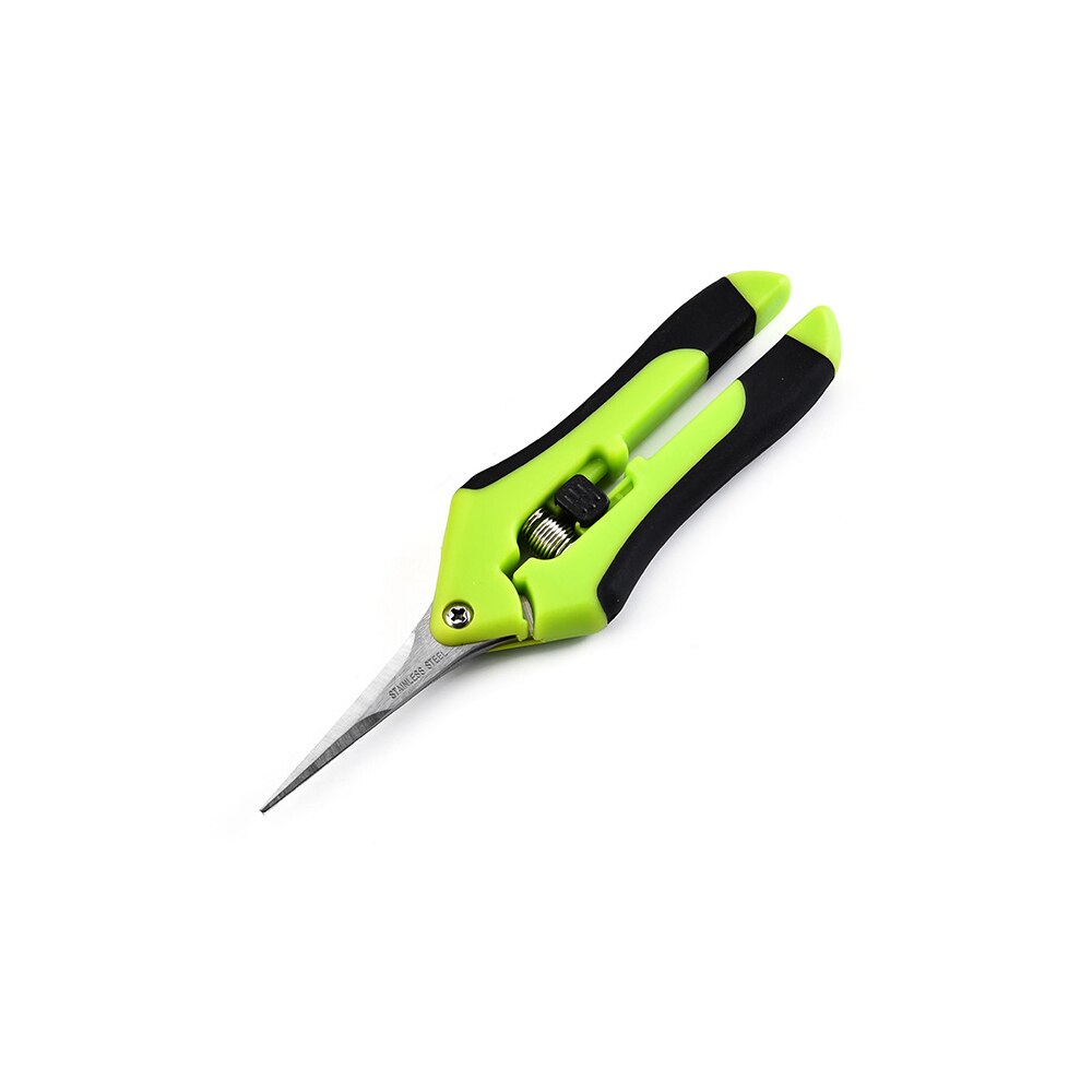 Multifunction Garden Pruning Shears, Green Stainless Steel Gardening Scissors for Flowers, Herbs & Small Branches