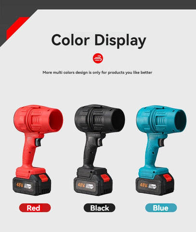 Cordless Rechargeable Air Blower, Brushless Leaf Blower for Garden, Patio & Workshop, 12V/21V