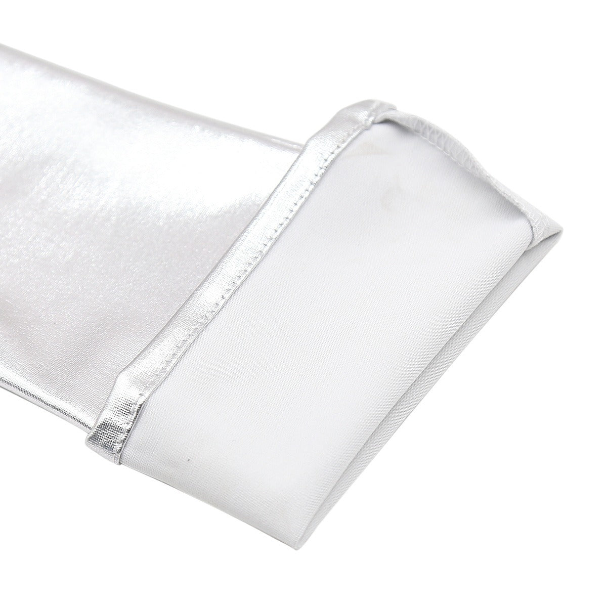 Patent Leather Five-Finger Gloves for Adults, Stylish Roleplay & Costume Accessories