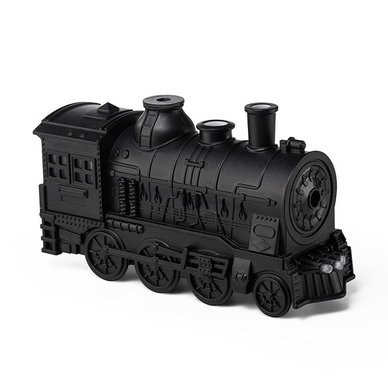 Train Shape Aromatherapy Diffuser | Ultrasonic Essential Oil Humidifier with LED Light & Double Mist