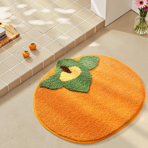 Bathroom floor mat anti slip mat fruit absorbent carpet decorative mat