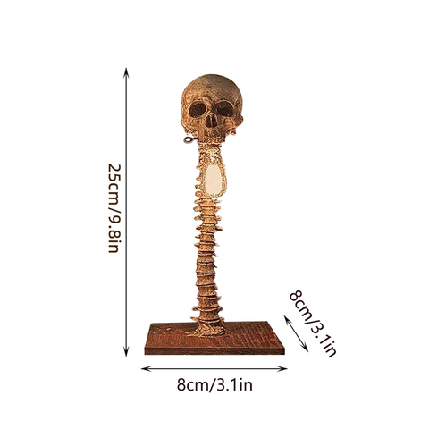 Halloween Skeleton Lamp | Resin Skeleton Carnival Decoration Light for Spooky Home Decor