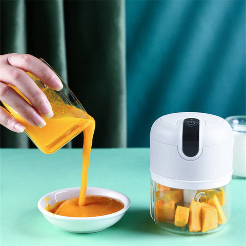 250ml USB Rechargeable Electric Food Chopper, Mini Wireless Garlic Crusher & Vegetable Processor