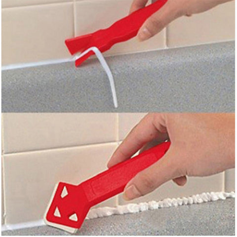 2 Set Caulking Tool Kit | Silicone Sealant Remover & Finishing Tools for Bathroom & Kitchen