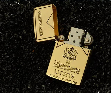 Zoro Engraved Brass Metal Lighter | Five-Sided Laser Engraved Collectible Pocket Lighter