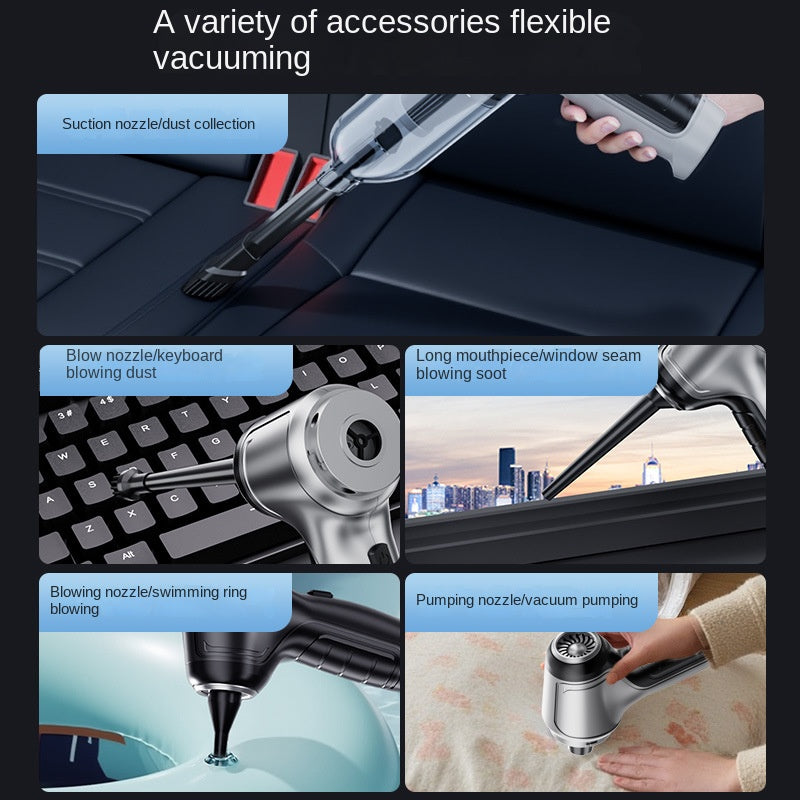 Portable Wireless Car Vacuum Cleaner | 12000Pa Handheld Cordless Vacuum for Car & Home