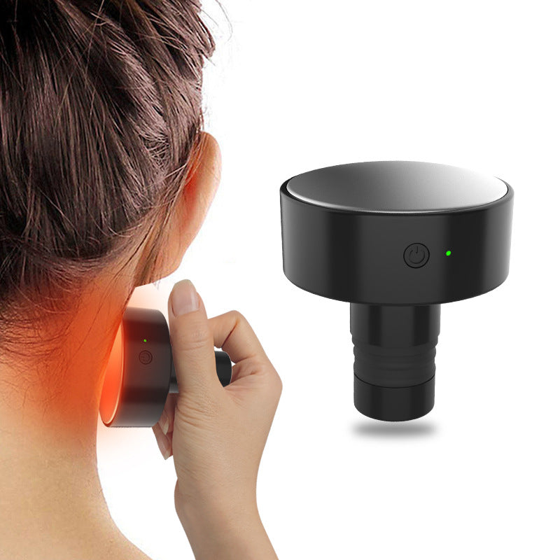 Rechargeable Hot Compress Massage Device, USB Heated Massager for Relaxation & Muscle Comfort