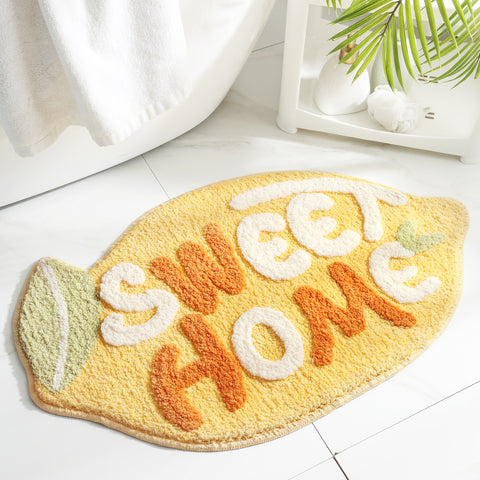 Bathroom floor mat anti slip mat fruit absorbent carpet decorative mat