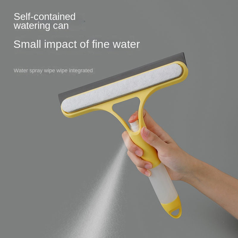 3-in-1 Window Cleaning Tool, Glass Scraper & Squeegee, Mirror and Surface Cleaner