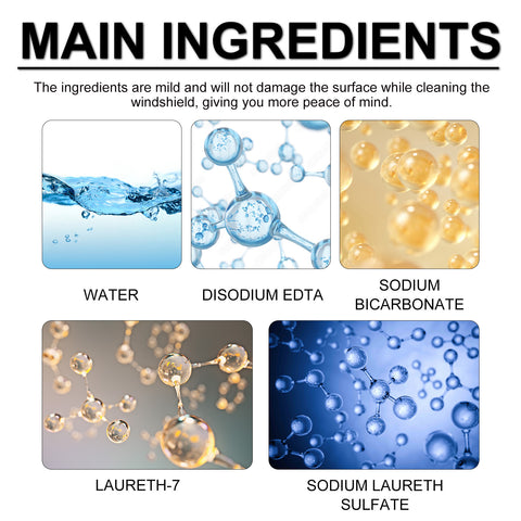 Car Glass Oil Film Cleaner, Windshield Cleaning Spray, Automotive Glass Care & Water Repellent