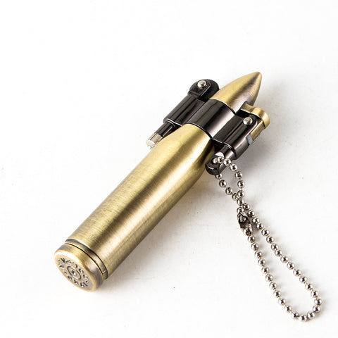Creative Metal Lighter with Hanging Chain | Portable Vintage Pocket Lighter