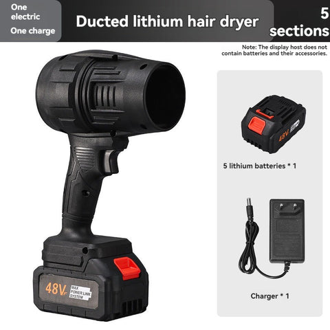 Cordless Rechargeable Air Blower, Brushless Leaf Blower for Garden, Patio & Workshop, 12V/21V