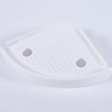 Triangular Bathroom & Kitchen Storage Rack | Wall Mounted Corner Shelf Organizer