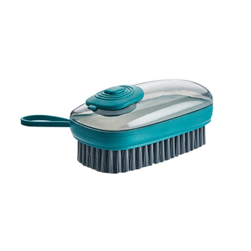 Automatic Soap Dispensing Cleaning Brush, Refillable Dish Scrub Brush with Removable Brush Heads