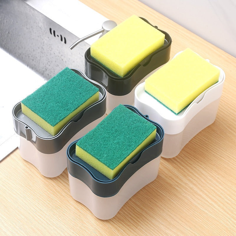 Automatic Kitchen Soap Dispenser | Liquid Detergent Press Pump Box for Dishwashing