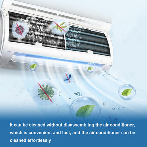 Air Conditioner Foam Cleaner, AC Cleaning Spray, Air Conditioning Coil & Filter Cleaner, Odor Remover