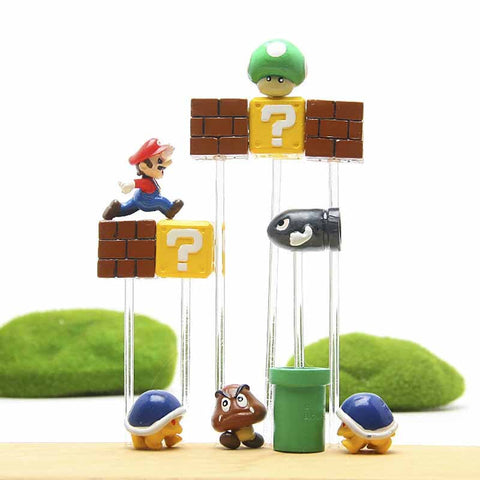 3D Super Mario Fridge Magnets | Cute PVC Cartoon Figurines for Kids Home Decoration