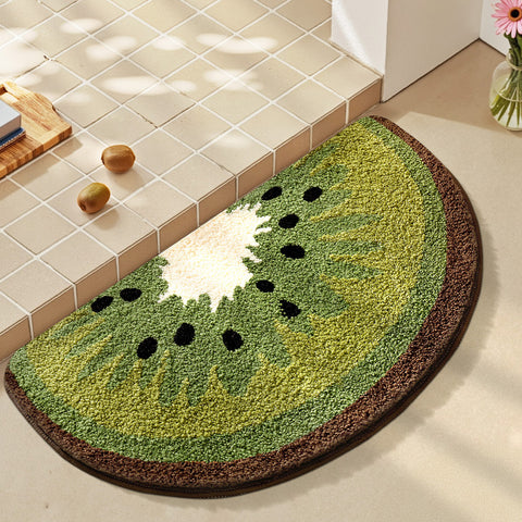 Bathroom floor mat anti slip mat fruit absorbent carpet decorative mat