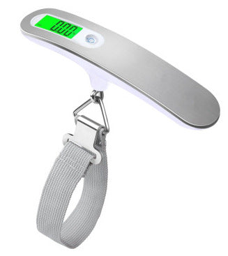 Portable Digital Luggage Scale 50kg | Stainless Steel Electronic Hanging Travel Scale