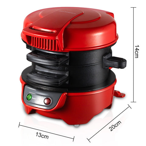 Electric Burger Maker & Sandwich Machine | 800W Breakfast Maker for Burgers, Omelets & Sandwiches