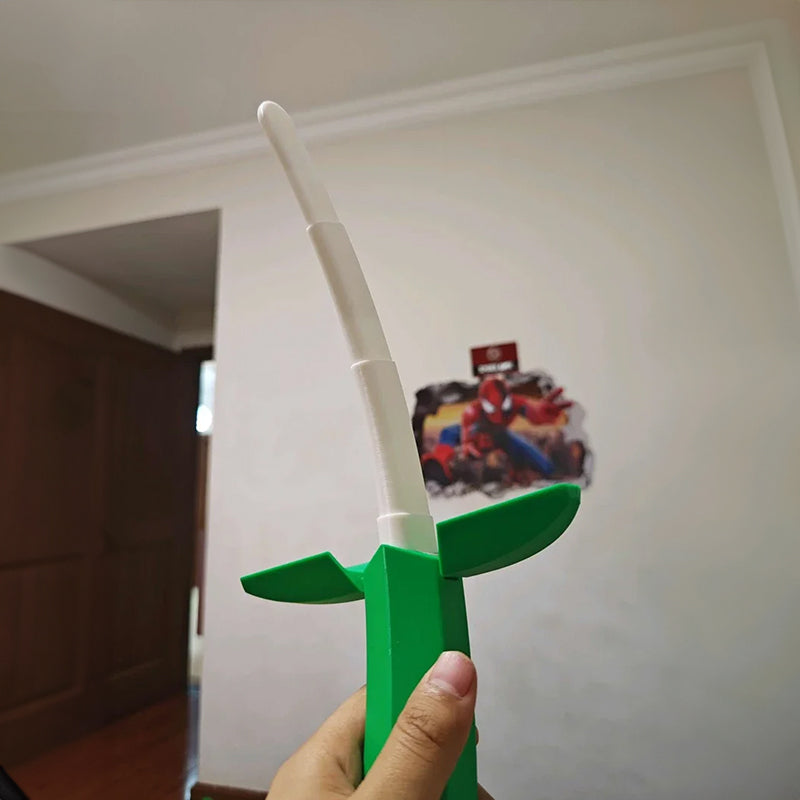 Banana-Shaped Retractable Samurai Sword, Twist-Open Toy for Kids Cosplay & Party Gift