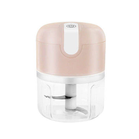 250ml USB Rechargeable Electric Food Chopper, Mini Wireless Garlic Crusher & Vegetable Processor